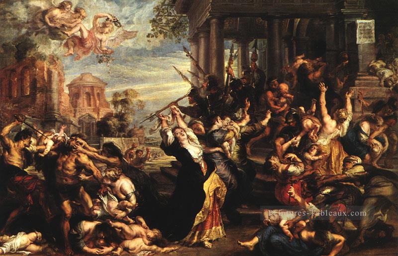 Massacre des Innocents Baroque Peter Paul Rubens Peintures à l'huile